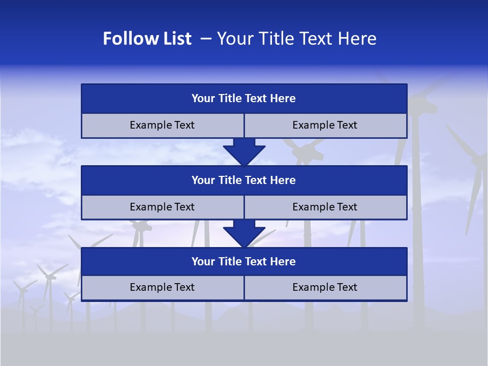 Environmental Sustainable Electric PowerPoint Template