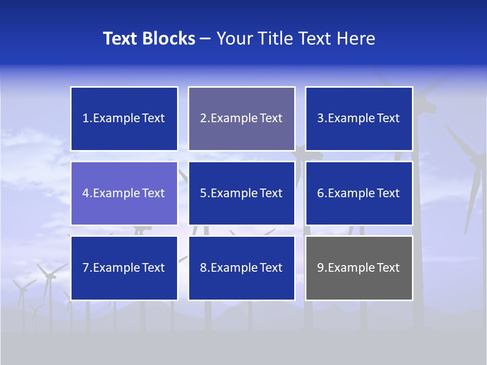 Environmental Sustainable Electric PowerPoint Template