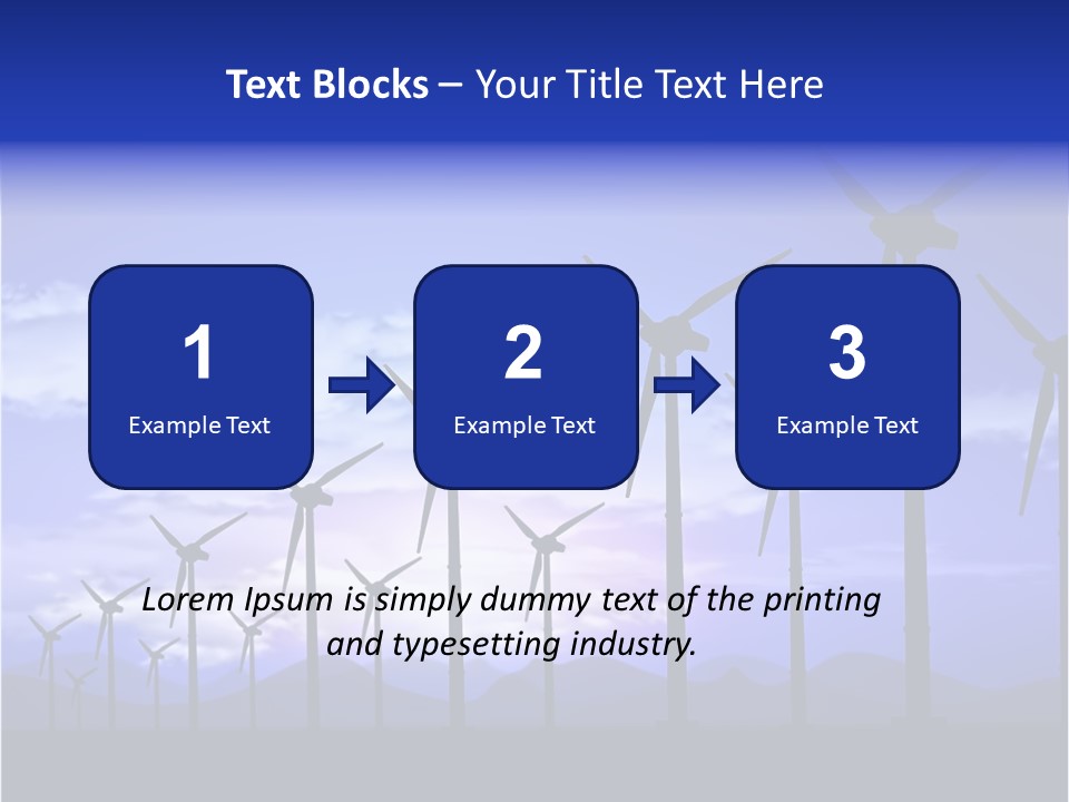 Environmental Sustainable Electric PowerPoint Template