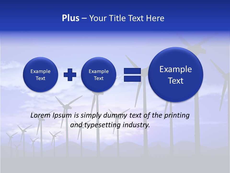 Environmental Sustainable Electric PowerPoint Template