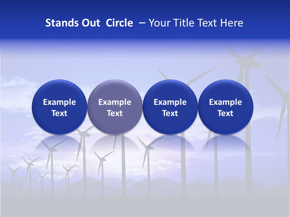 Environmental Sustainable Electric PowerPoint Template