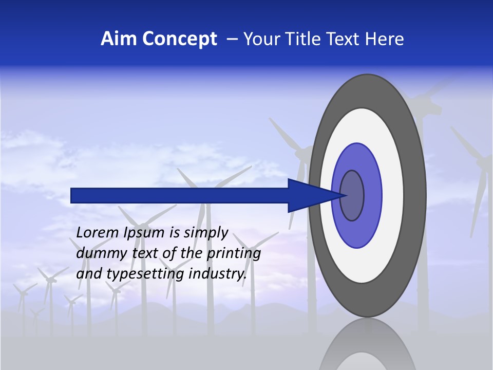 Environmental Sustainable Electric PowerPoint Template