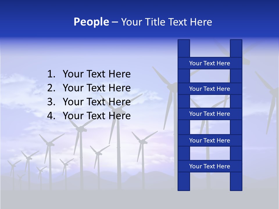 Environmental Sustainable Electric PowerPoint Template