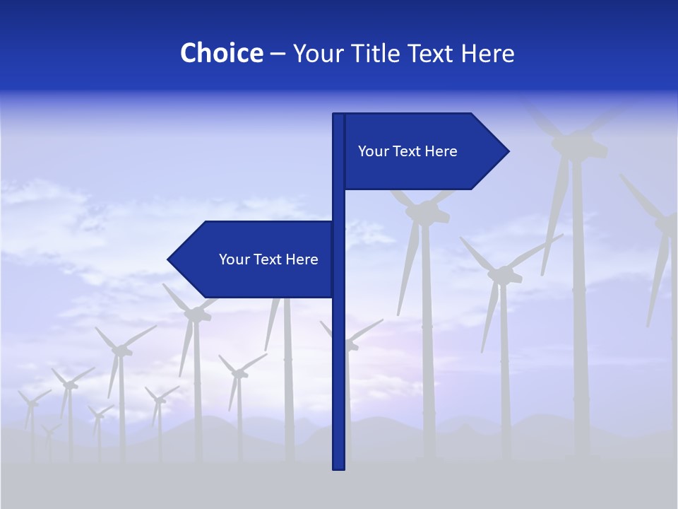 Environmental Sustainable Electric PowerPoint Template