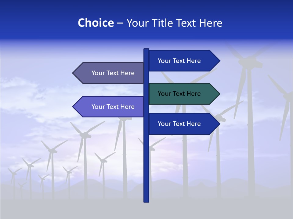 Environmental Sustainable Electric PowerPoint Template
