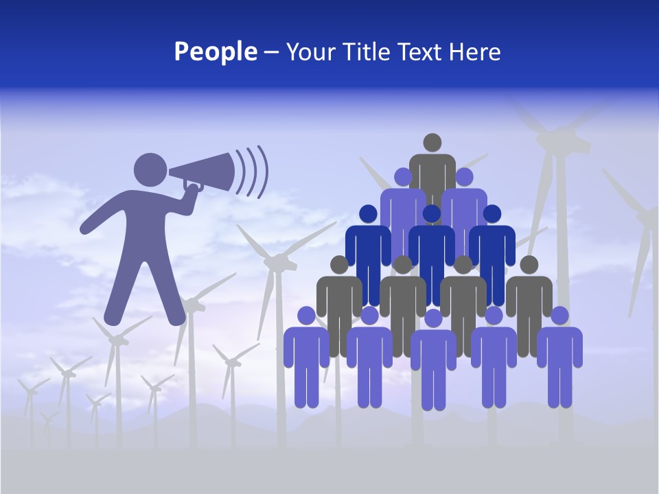 Environmental Sustainable Electric PowerPoint Template