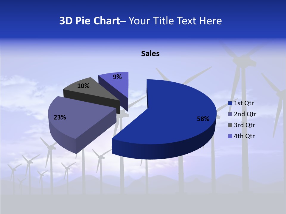 Environmental Sustainable Electric PowerPoint Template