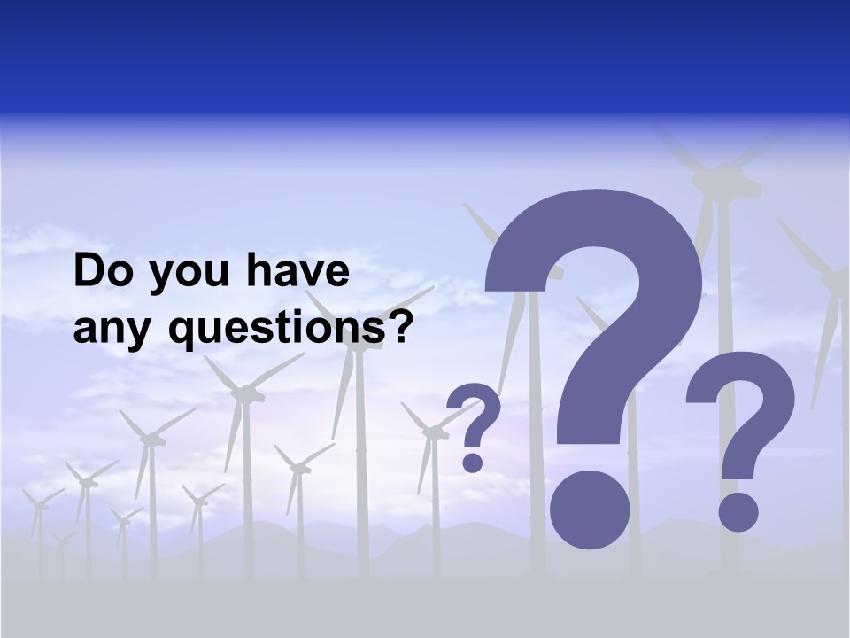 Environmental Sustainable Electric PowerPoint Template