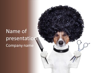 Care Head Hair PowerPoint Template