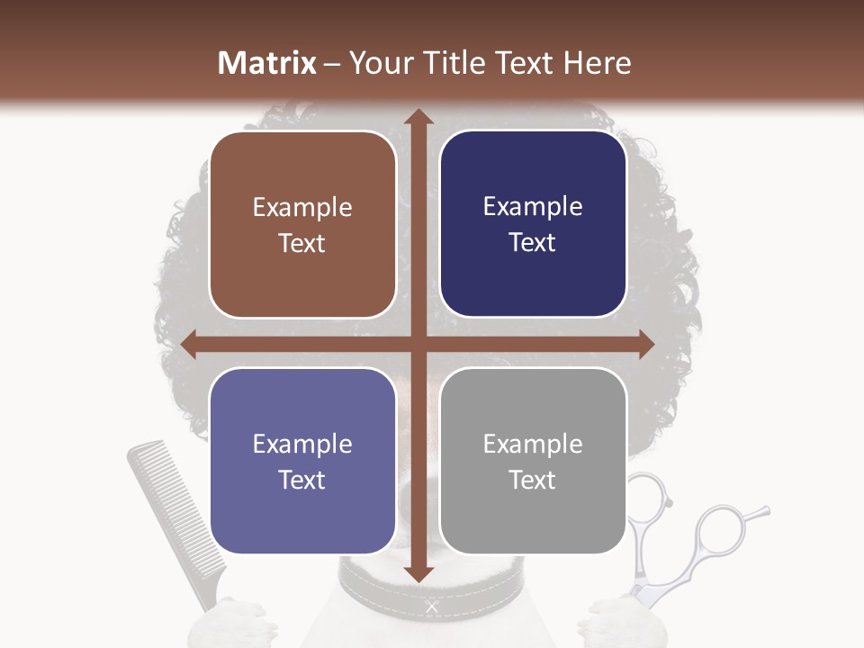 Care Head Hair PowerPoint Template