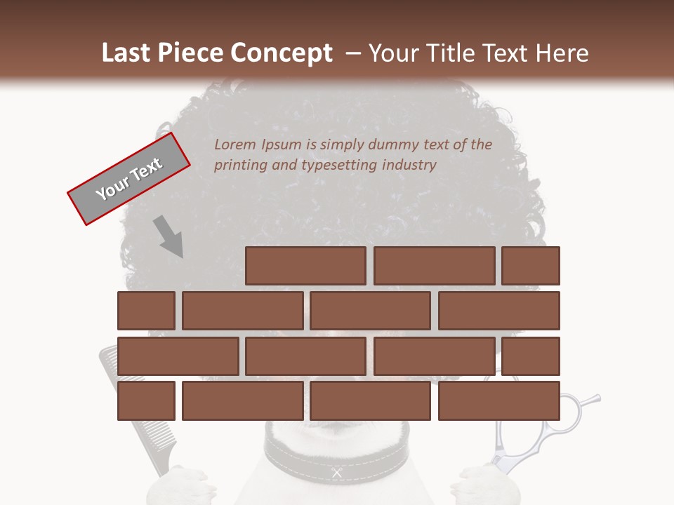 Care Head Hair PowerPoint Template