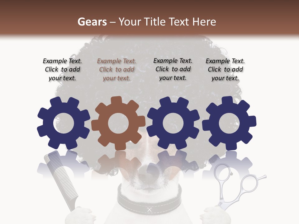 Care Head Hair PowerPoint Template