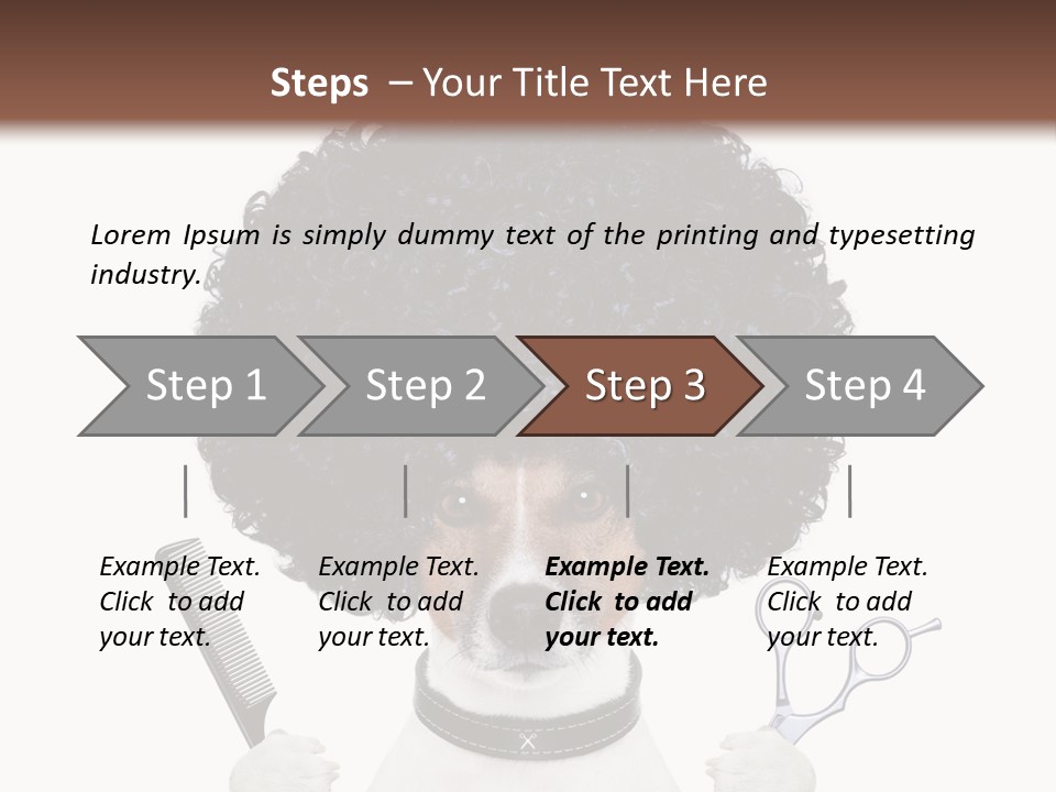 Care Head Hair PowerPoint Template