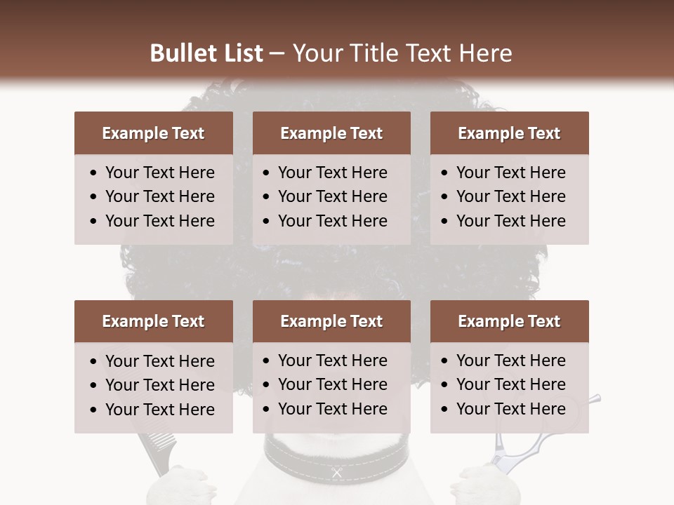 Care Head Hair PowerPoint Template