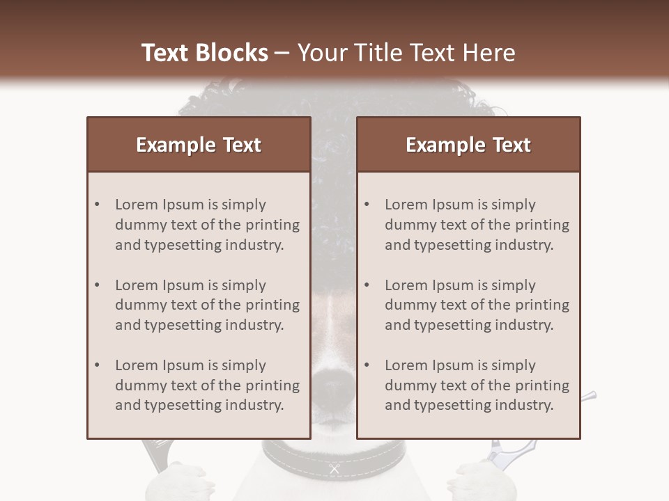 Care Head Hair PowerPoint Template