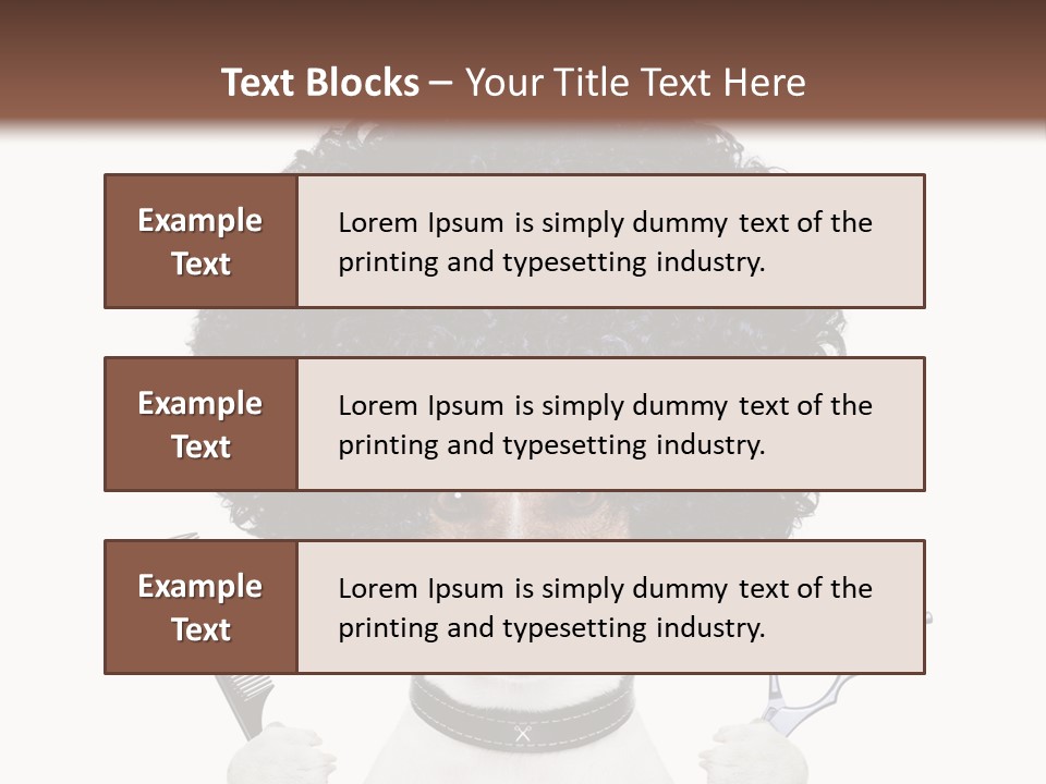 Care Head Hair PowerPoint Template