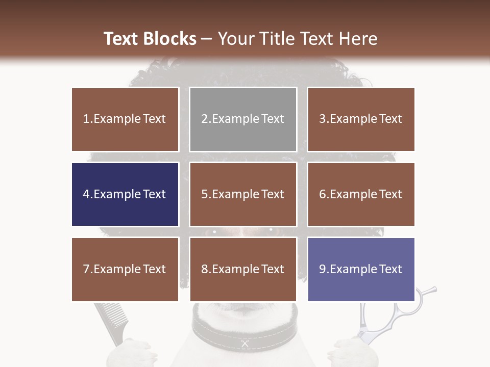 Care Head Hair PowerPoint Template