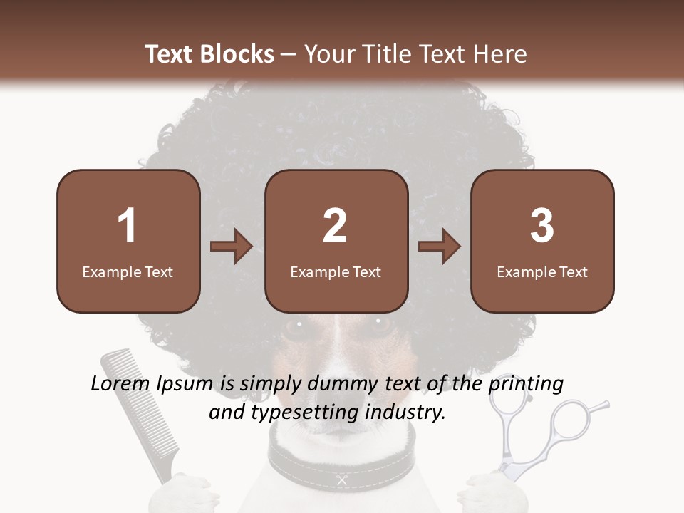 Care Head Hair PowerPoint Template