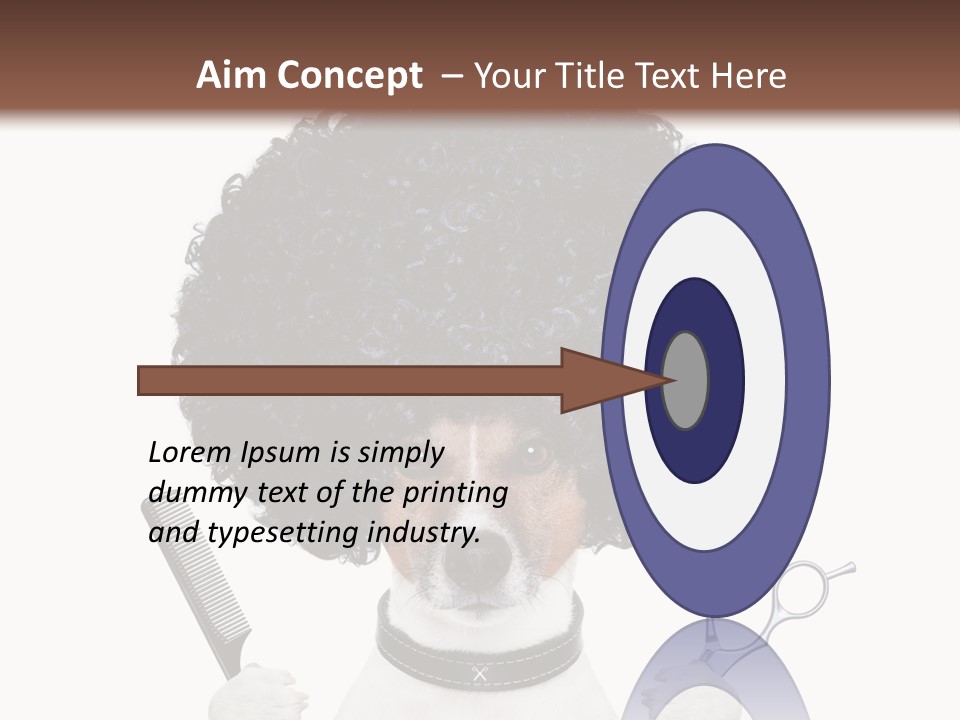 Care Head Hair PowerPoint Template