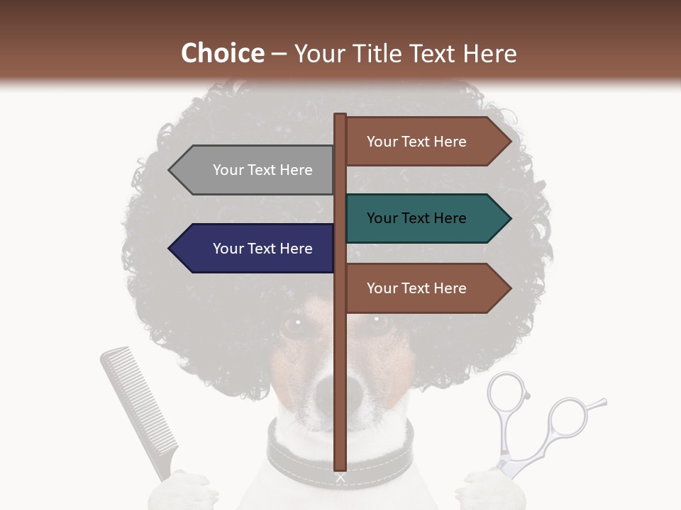 Care Head Hair PowerPoint Template