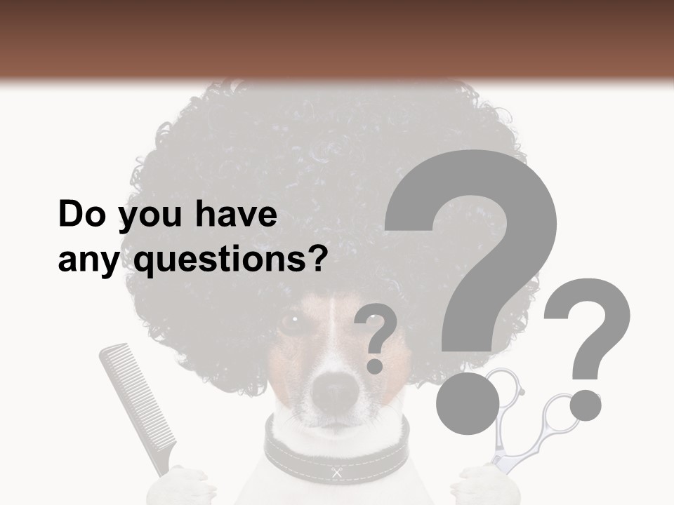 Care Head Hair PowerPoint Template