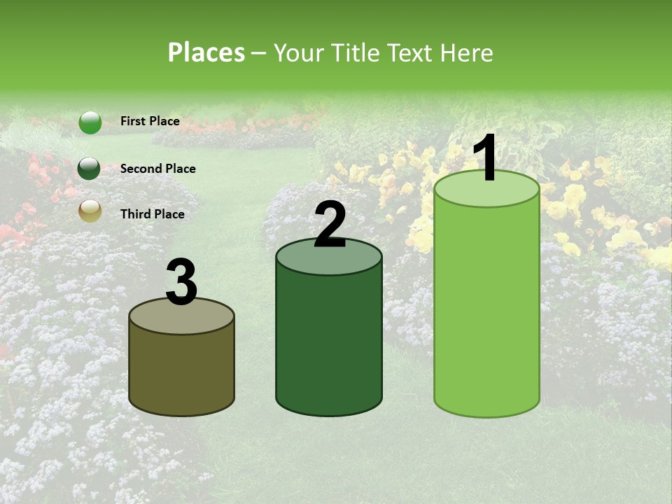 Trees Yellow Autumn PowerPoint Template