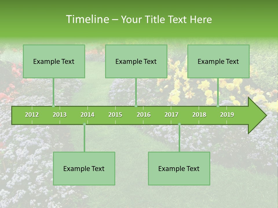 Trees Yellow Autumn PowerPoint Template