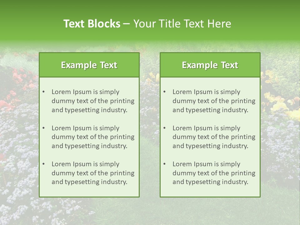 Trees Yellow Autumn PowerPoint Template