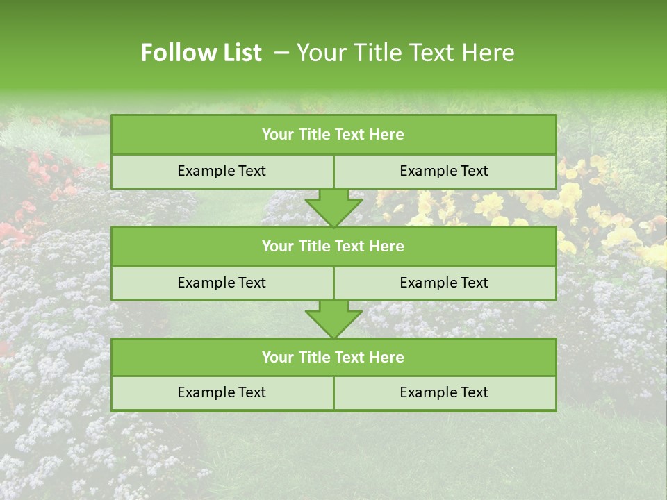 Trees Yellow Autumn PowerPoint Template