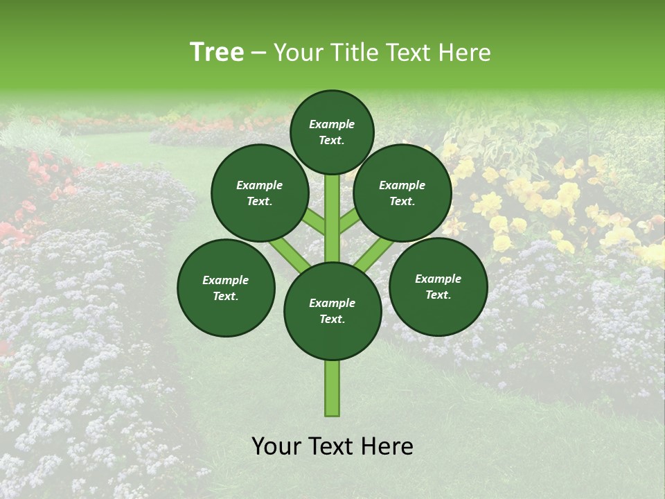 Trees Yellow Autumn PowerPoint Template