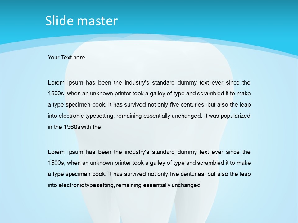 One Studio Neck PowerPoint Template