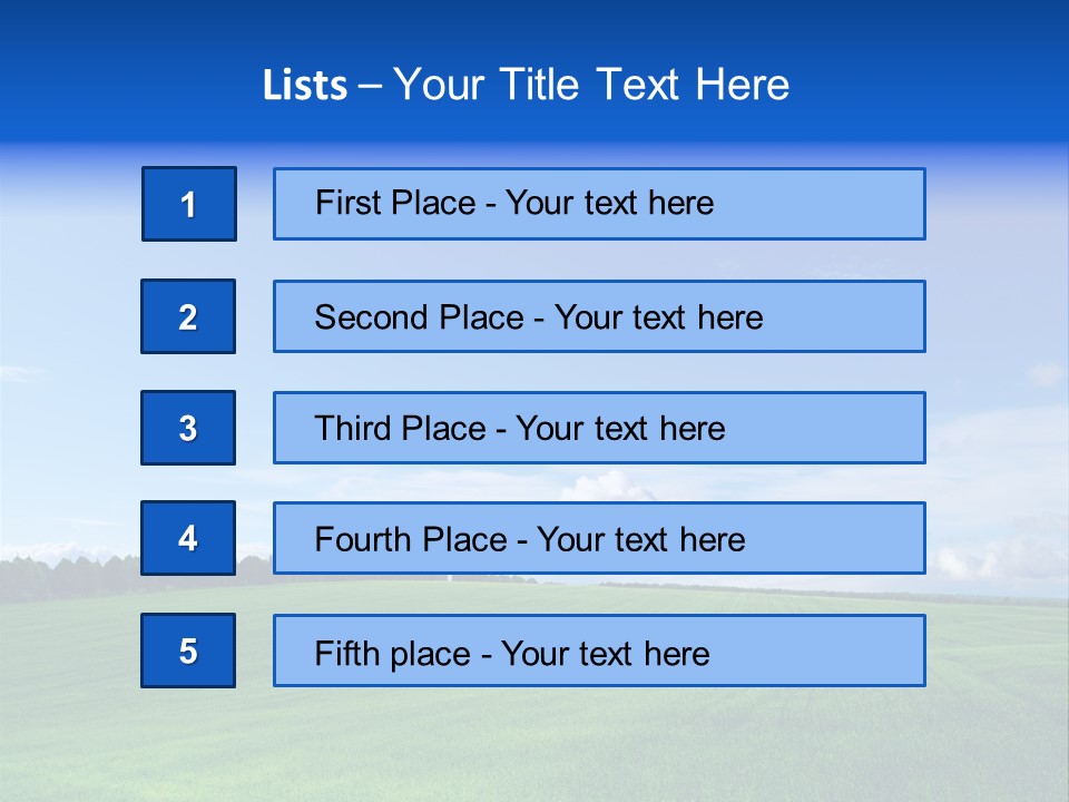 Plain Day Outside PowerPoint Template