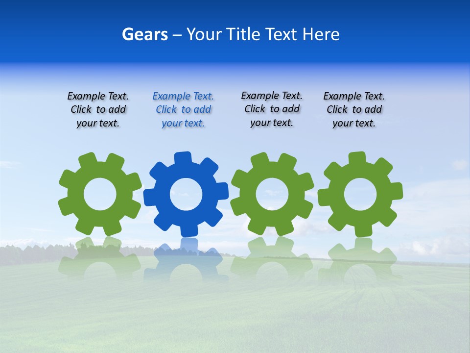 Plain Day Outside PowerPoint Template