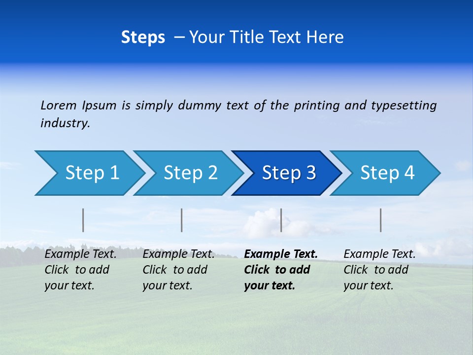 Plain Day Outside PowerPoint Template