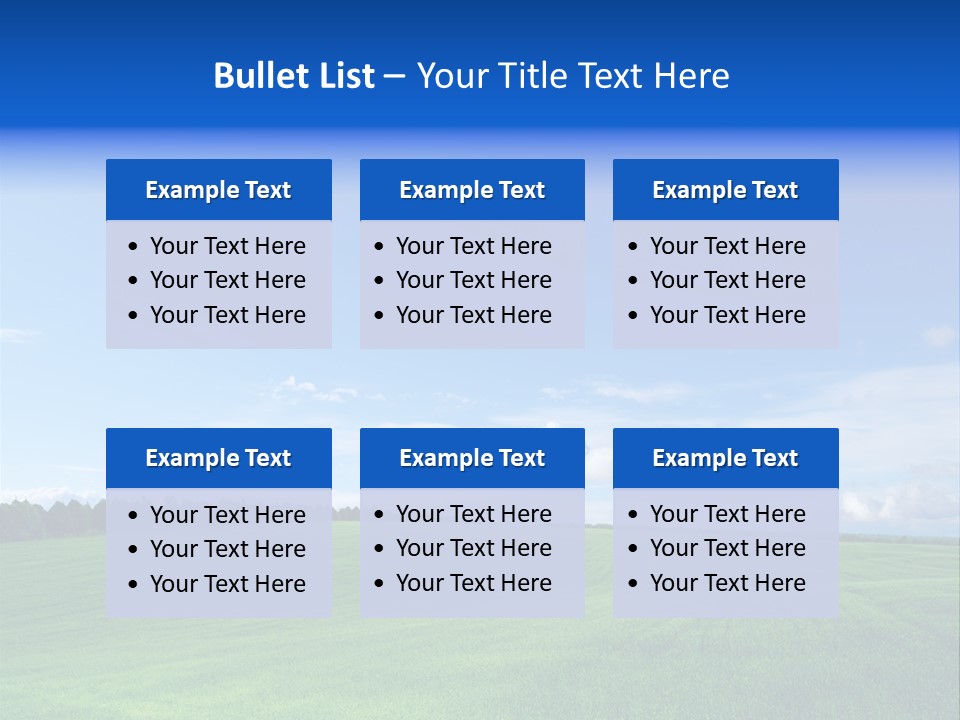 Plain Day Outside PowerPoint Template