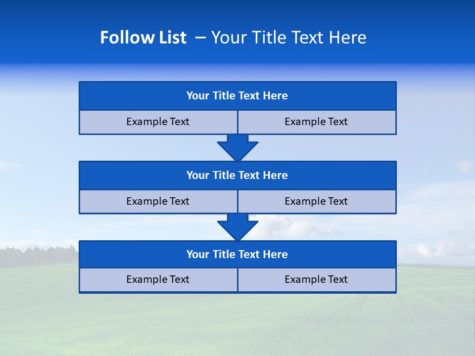 Plain Day Outside PowerPoint Template