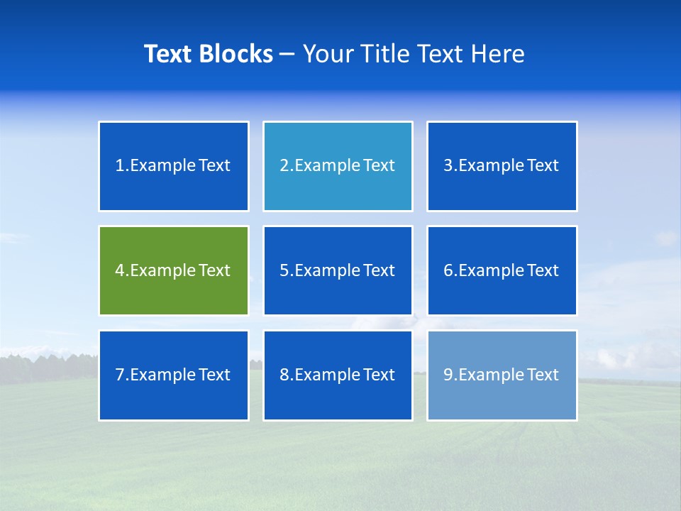Plain Day Outside PowerPoint Template
