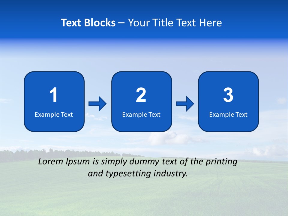 Plain Day Outside PowerPoint Template