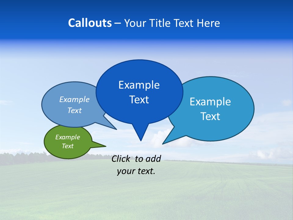 Plain Day Outside PowerPoint Template