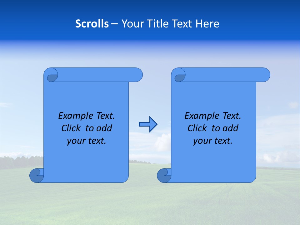 Plain Day Outside PowerPoint Template