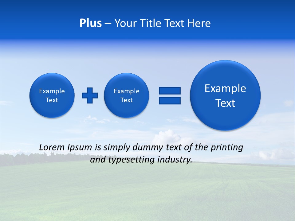 Plain Day Outside PowerPoint Template