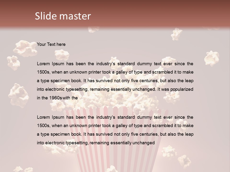 Entertainment Full Overflowing PowerPoint Template