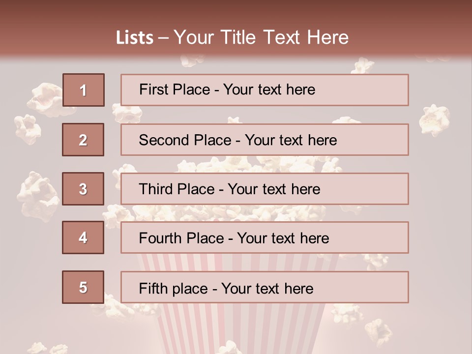 Entertainment Full Overflowing PowerPoint Template