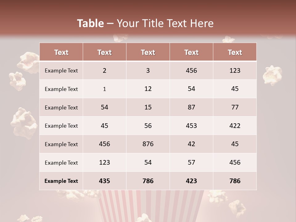 Entertainment Full Overflowing PowerPoint Template