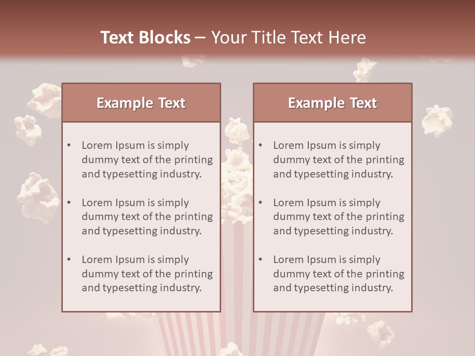 Entertainment Full Overflowing PowerPoint Template