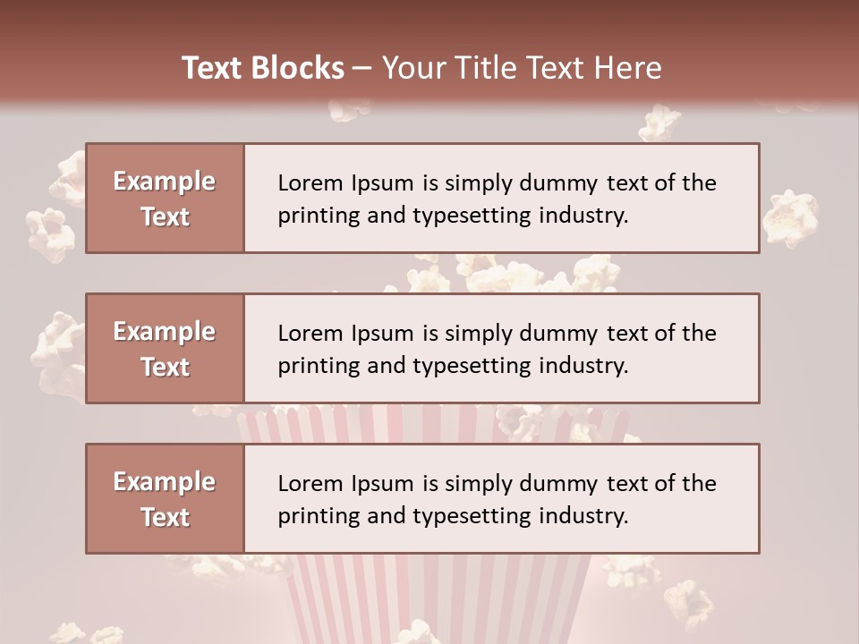 Entertainment Full Overflowing PowerPoint Template