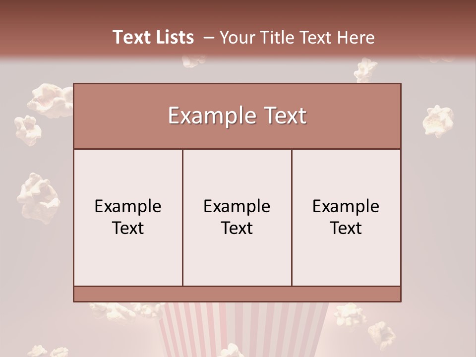 Entertainment Full Overflowing PowerPoint Template