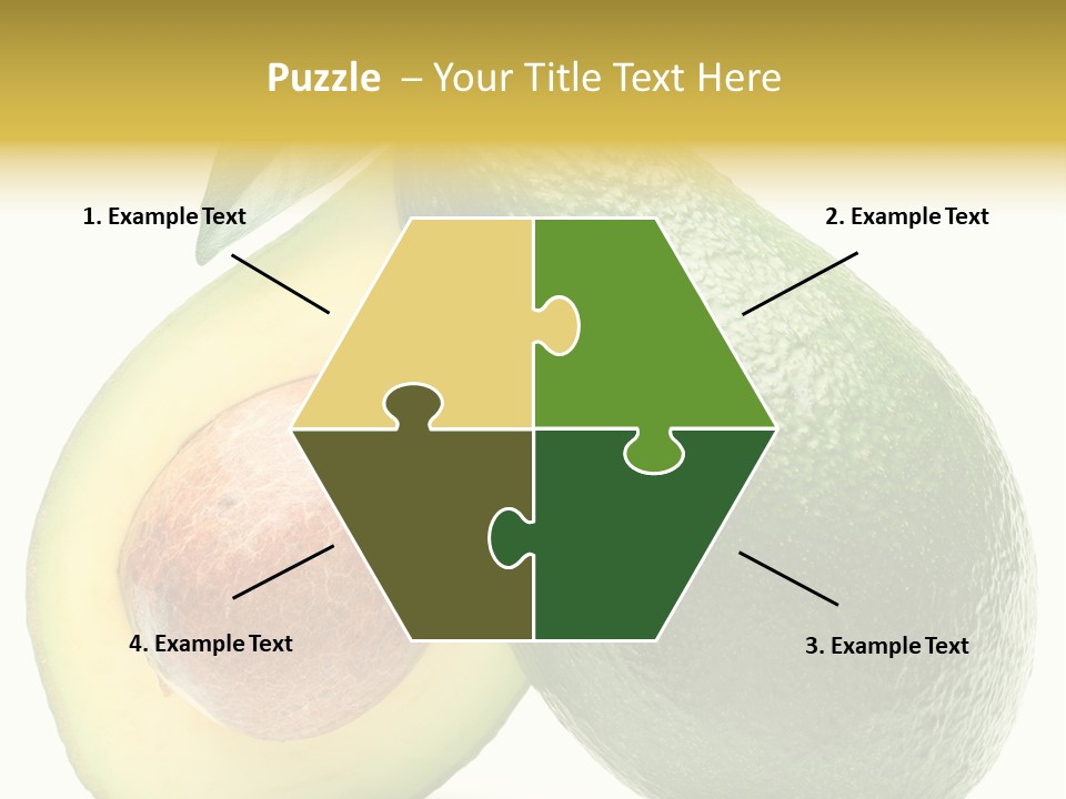 Group Section Cut PowerPoint Template