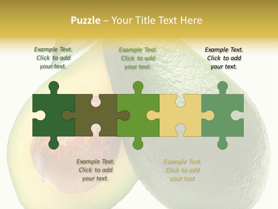 Group Section Cut PowerPoint Template