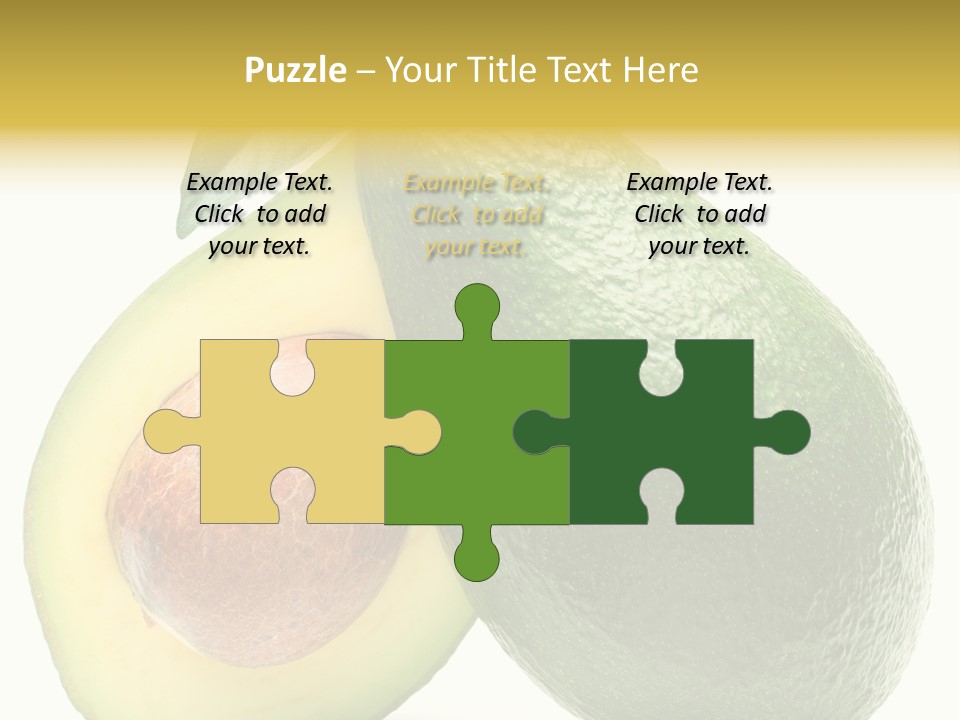 Group Section Cut PowerPoint Template